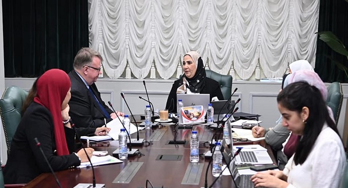 وزيرة التضامن الاجتماعي تبحث مع مدير مكتب منظمة العمل الدولية سبل التعاون في التصدي لقضية عمالة الأطفال