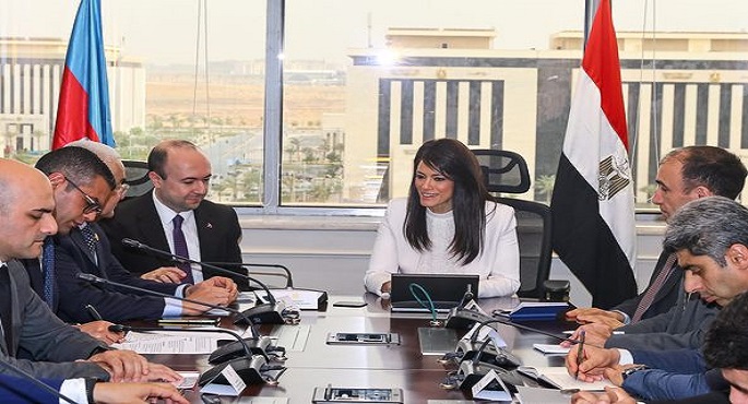 بالصور ..وزيرة التعاون الدولي تؤكد حرص مصر على تطوير العلاقات المشتركة مع أذربيجان