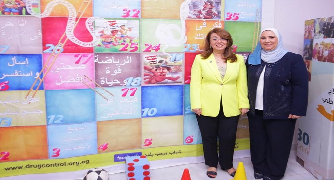 بالصور .. وزيرة التضامن الاجتماعي تستقبل وكيل السكرتير العام للأمم المتحدة