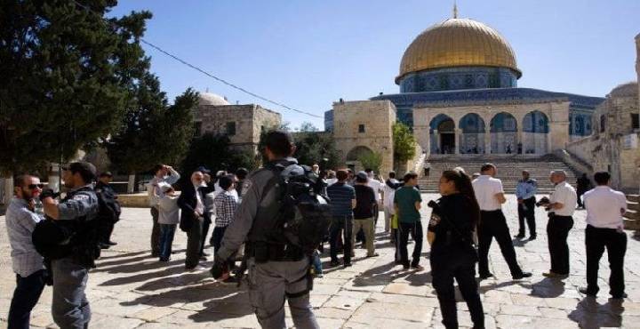 مُستوطنون يقتحمون الأقصى.. والاحتلال يعتقل 12 فلسطينيًا من الضفة