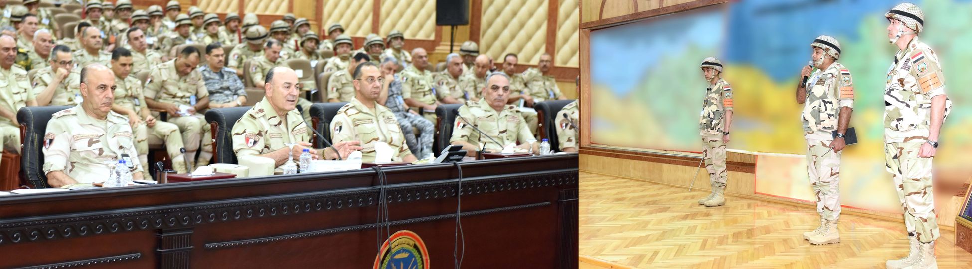 رئيس الأركان يشهد المرحلة الرئيسية لمشروع مراكز القيادة الإستراتيجى التعبوى الذي تنفذه المنطقة الشمالية العسكرية
