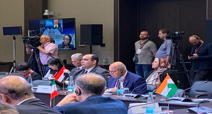 بالصور.. وزير النقل يلقي كلمة مصر في الاجتماع الأول لوزراء النقل لدول تجمع البريكس بسان بطرسبرج بروسيا