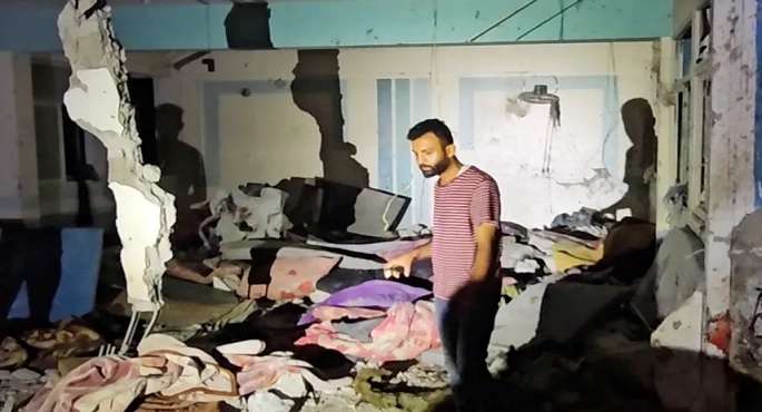 شهداء وجرحى في قصف إسرائيلي لمدرسة لـ”الأونروا” في مخيم الشاطئ بشمال غربي القطاع