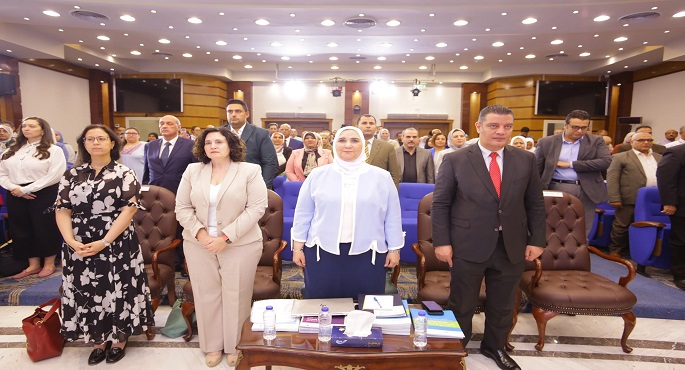 بالصور.. القباج تشهد الاحتفال بانتهاء مشروع بناء القدرات لزيادة الاستثمار في اقتصاد الرعاية في مصر
