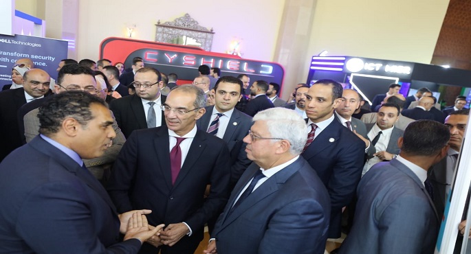 بالصور.. وزيرا التعليم العالي والاتصالات يشهدان فعاليات النسخة الثالثة من مؤتمر أمن المعلومات والأمن السيبراني