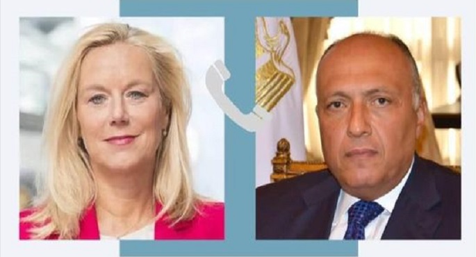 شكري والمنسقة الأممية للشئون الإنسانية في غزة يبحثان هاتفيا الوضع الإنساني في القطاع