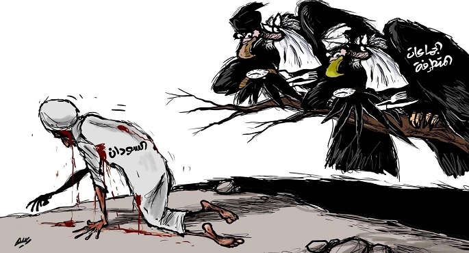 الجماعات المتطرفة تنتظر لحظة الانهيار الكامل للسودان للانقضاض عليه