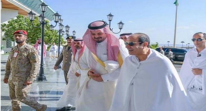 الرئيس السيسي يغادر المدينة المنورة