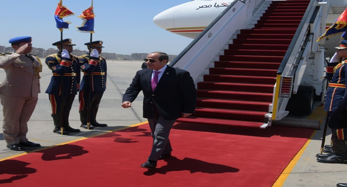 الرئيس السيسي يعود إلى أرض الوطن بعد أداء فريضة الحج
