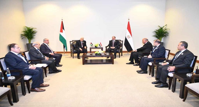 خلال لقائه أبو مازن.. الرئيس السيسي يؤكد موقف مصر الراسخ الداعم للقضية الفلسطينية