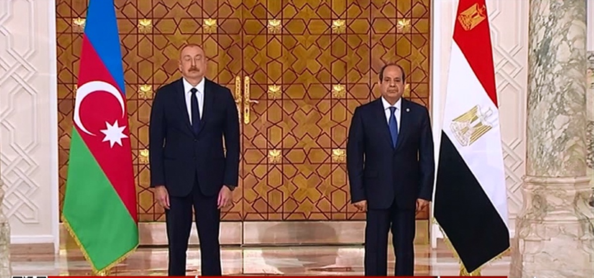الرئيس عبد الفتاح السيسي ورئيس أذربيجان إلهام علييف يشهدان التوقيع علي مذكرات للتفاهم بين البلدين