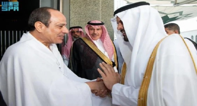 الرئيس السيسي يصل إلى مطار الملك عبدالعزيز الدولي بجدة لأداء مناسك الحج