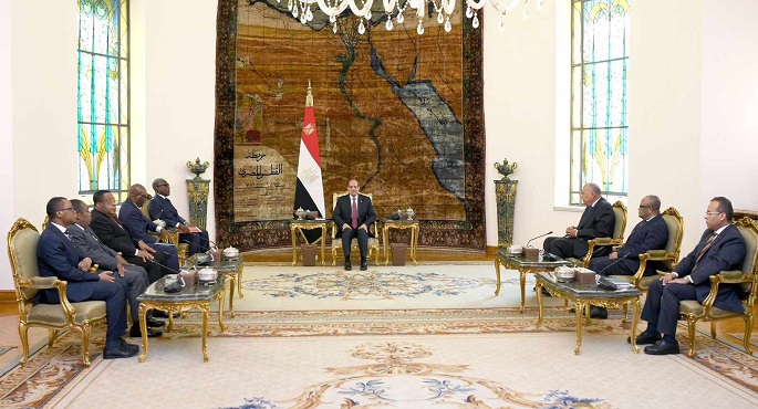 بالصور – خلال استقباله نائب رئيس غينيا الاستوائية.. الرئيس السيسي يؤكد التزام مصر الكامل بتعميق أطر التعاون مع الأشقاء الأفارقة