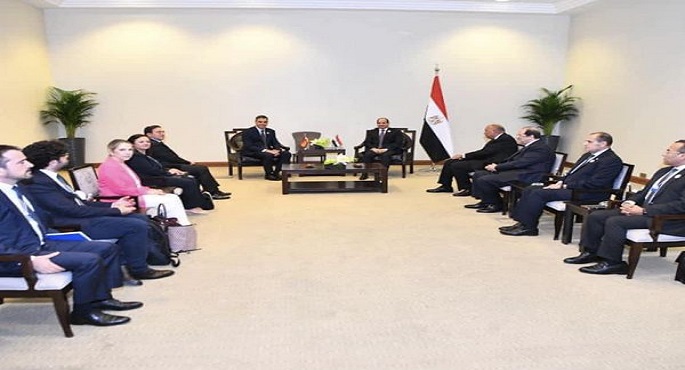 خلال لقائه سانشيز.. الرئيس السيسي يشيد بمواقف إسبانيا الداعمة للقضية الفلسطينية