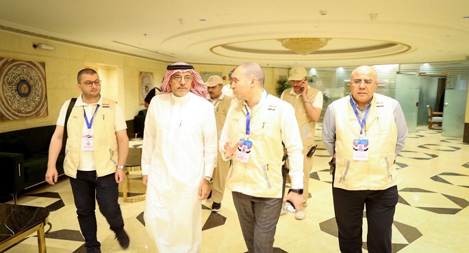 بالصور .. الصحة : عيادات بعثة الحج الطبية قدمت خدمات الكشف والعلاج لـ1062 حالة بمكة والمدينة