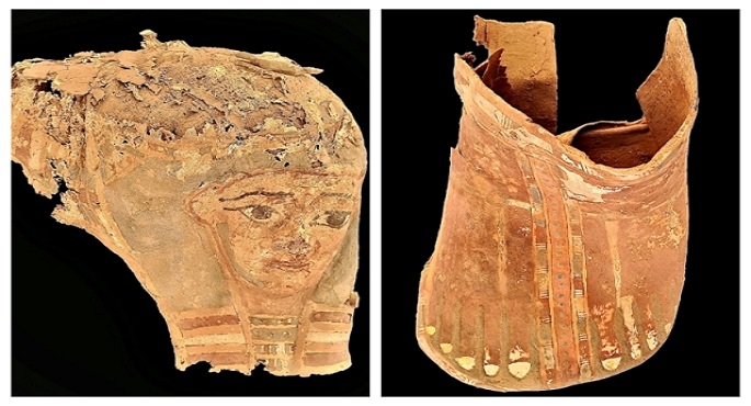 بالصور.. الكشف عن مقابر عائلية من العصور المتأخرة واليونانية والرومانية غرب أسوان