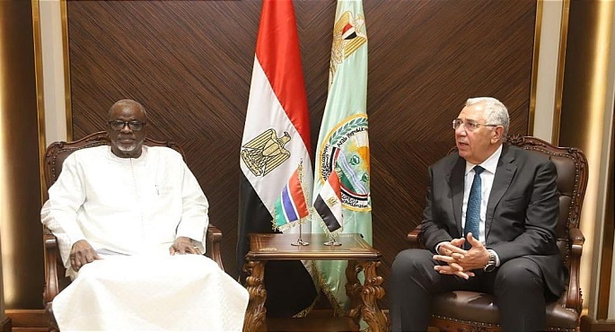 “بالصور.. القصير” يبحث مع نظيره بدولة جامبيا تعزيز التعاون في مجال الاستزراع السمكي