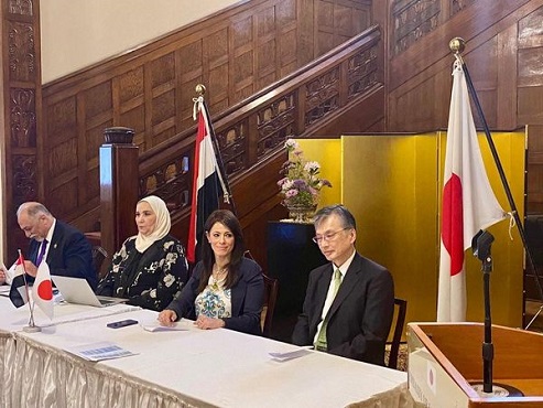 بالصور..وزيرة التعاون الدولي تشارك في حفل للسفارة اليابانية