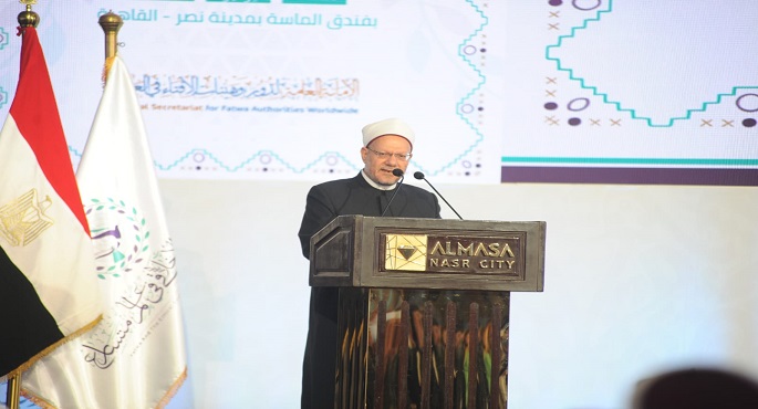 بالفيديو..مفتي الجمهورية بمؤتمر الإفتاء: الرئيس السيسي يبذل كل الجهود لدعم المؤسسات الدينية