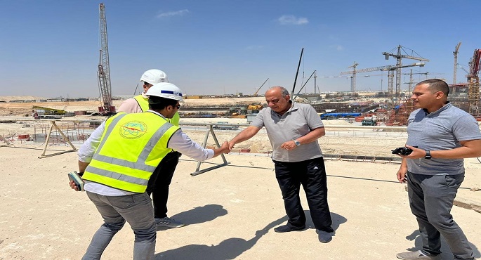 بالصور .. وزير الكهرباء يتابع الموقف التنفيذى لأعمال المشروع القومي للمحطة النووية بالضبعة