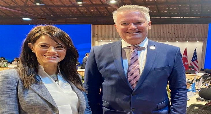 المشاط تبحث تطورات تنفيذ البرنامج القُطري مع الأمين العام لمنظمة التعاون الاقتصادي والتنمية OECD