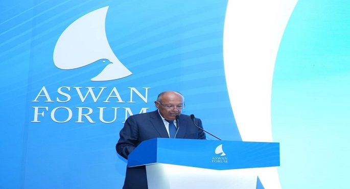 خلال افتتاح منتدى أسوان للسلام والتنمية المستدامين.. شكري يؤكد حرص مصر على الانخراط في جهود الوساطة وتسوية النزاعات