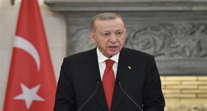 أردوغان يدعو الدول التى لم تعترف بالدولة الفلسطينية إلى فعل ذلك