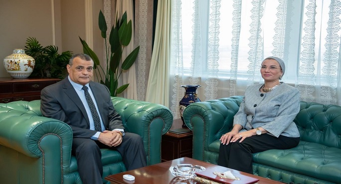 بالصور.. وزيرا الإنتاج الحربي والبيئة يناقشان آخر المستجدات الخاصة بعدد من موضوعات التعاون المشترك في مجال إدارة المخلفات