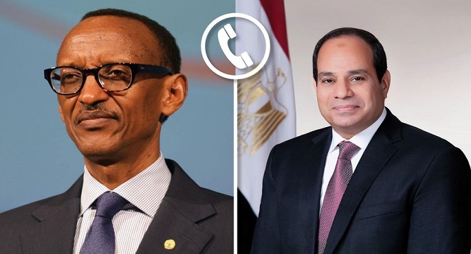 الرئيس السيسي يهنئ هاتفيًا نظيره الرواندي بمناسبة فوزه بفترة رئاسية جديدة