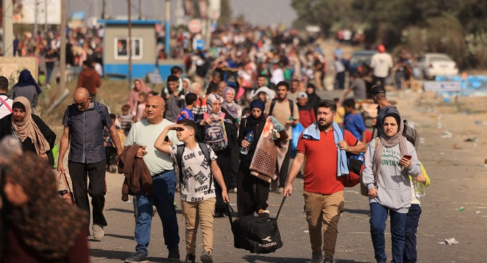 الأمم المتحدة: نزوح 60 ألف شخص من المناطق الواقعة شرق مدينة غزة