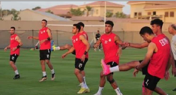 المنتخب الأولمبى يخوض تدريبه الأول فى فرنسا استعدادا لودية أوكرانيا