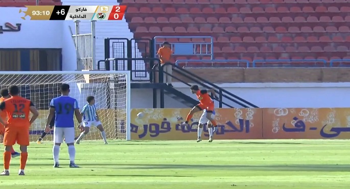 عمرو ناصر يقود فاركو للفوز على الداخلية 2-صفر بالدوري الممتاز