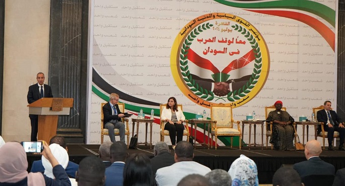 بالصور .. وزير الخارجية يؤكد أمام مؤتمر القوي السياسية السودانية ضرورة التوصل لحل سياسي شامل يستجيب لآمال السودانيين