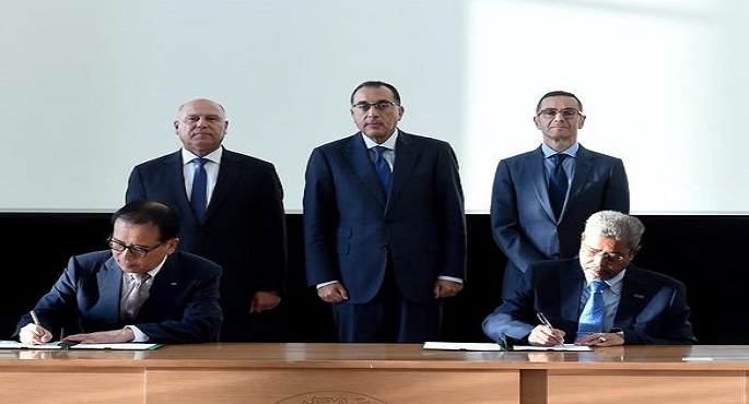 بالصور.. مدبولي يشهد توقيع عقد شراكة جديدة بين مجموعة “العربي” وشركة “شارب” اليابانية