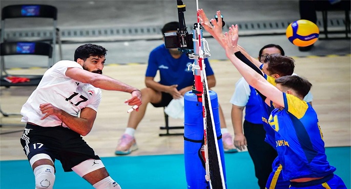 منتخب الطائرة بالمركز الثالث في بطولة كأس التحدي العالمي بعد فوزه على أوكرانيا
