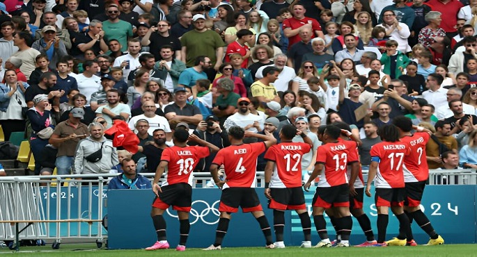 منتخب مصر يحقق انتصاره الأول في أولمبياد باريس بالفوز على أوزبكستان بهدف نظيف