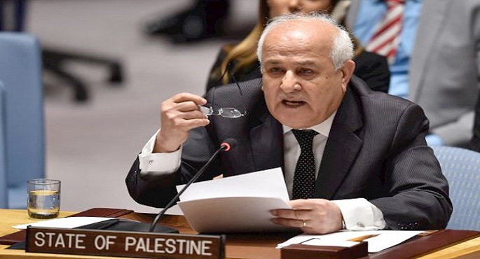 مندوب فلسطين ينتقد فى رسائل إلى مسئولى الأمم المتحدة استمرار العدوان الإسرائيلى على غزة