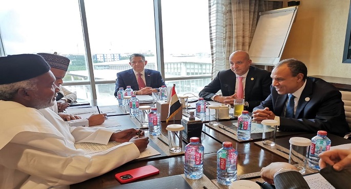 بالصور.. وزير الخارجية يلتقي نظيره النيجيري على هامش الاجتماع التنسيقي للاتحاد الأفريقي