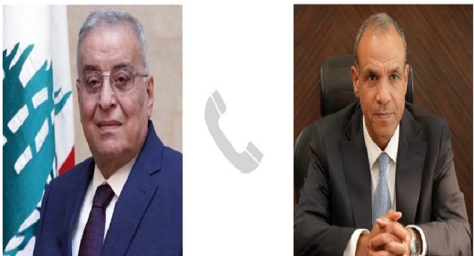 وزير الخارجية والهجرة يبحث هاتفيًا مع وزير الخارجية اللبناني تعزيز التعاون الثنائي بين البلدين