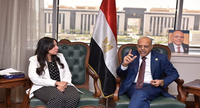 بالصور.. وزير العمل يلتقي وفدًا من مبادرة “إبدأ” لبحث تطوير “منظومة التدريب المهني”.