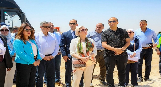 بالصور.. ‏وزيرتا البيئة والتنمية ومحافظ الاسكندرية يتابعون عملية التخلص الآمن للمخلفات