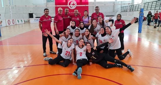 شابات الطائرة أمام تونس فى نهائى البطولة الأفريقية.. ومنتخب الناشئين مع كينيا