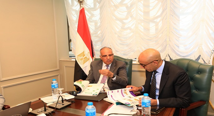 بالصور ..وزيرا التعليم والري يبحثان تعزيز التعاون في مجال توعية الطلاب بقضايا المياه