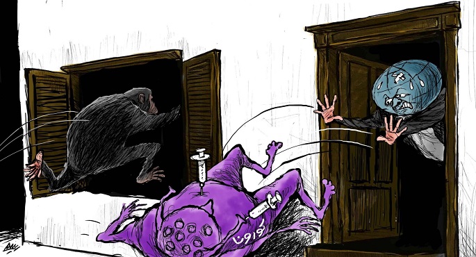 العالم المنهك بين مواجهة كورونا وجدري القردة