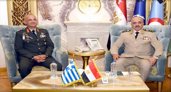 بالفيديو والصور.. وزير الدفاع ورئيس أركان حرب القوات المسلحة يلتقيان رئيس هيئة الأركان العامة للقوات المسلحة اليونانية