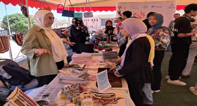 بالصور.. الشباب والرياضة تنظم ملتقى توظيف مصر ومعرض للحرف اليدوية بالإسكندرية