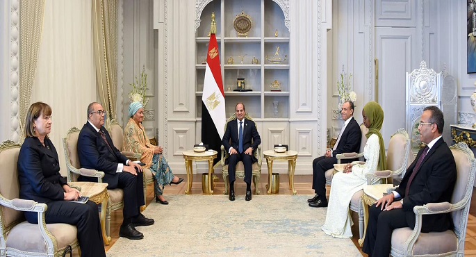 بالصور.. الرئيس السيسي يؤكد حرص مصر على وقف إطلاق النار في السودان