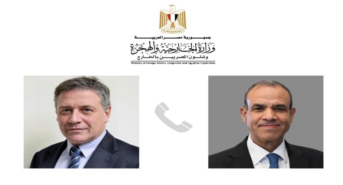 وزير الخارجية يتلقى اتصالا هاتفيا من وزير خارجية الأوروجواي