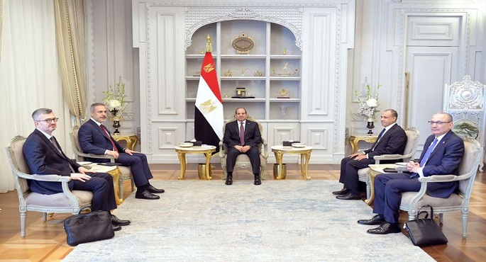 الرئيس السيسي يشدد على ضرورة الدفع بحل جذري وشامل للقضية الفلسطينية