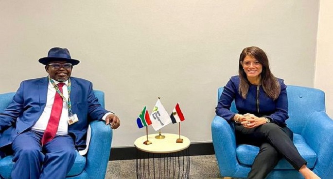 المشاط تلتقي وزير مالية جنوب أفريقيا وتبحث  سبل التعاون